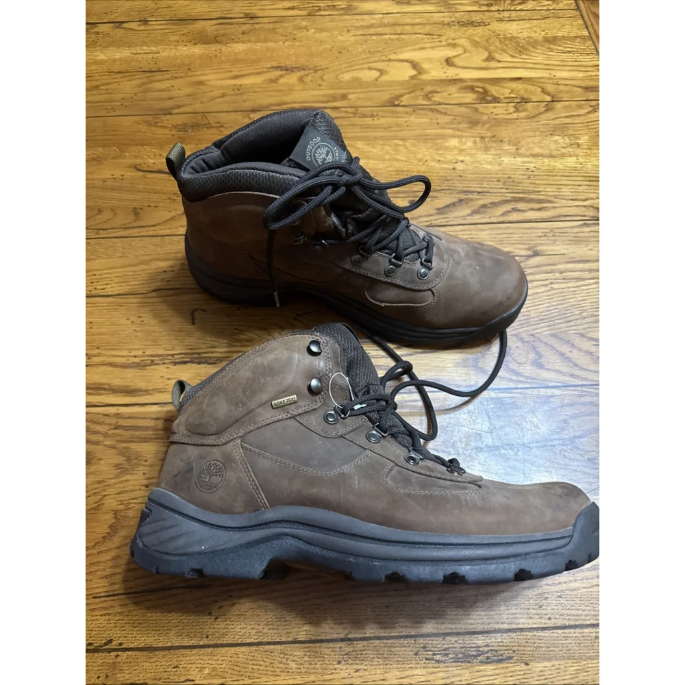 Timberland Men's White Ledge Mid Waterproof Ankle Boot Dark Brown Size 11.5 NWOT